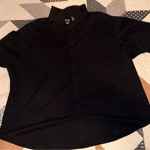 Van Heusen Classic Black Casual Shirt